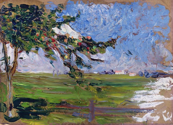 Landscape with an Apple Tree from Wassily Kandinsky