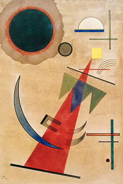 Pointed Red Shape from Wassily Kandinsky