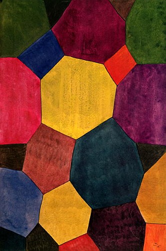 Coloured Hexagons from Wassily Kandinsky