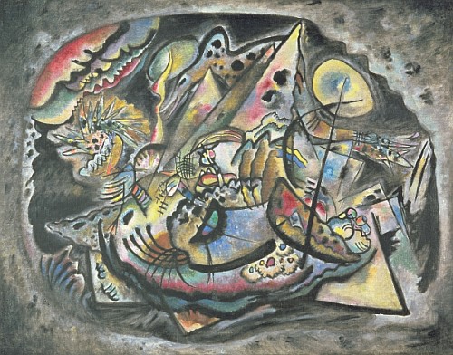 Composition: The Grey Oval from Wassily Kandinsky