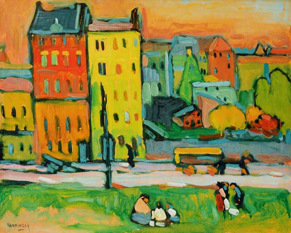 Houses in Munich from Wassily Kandinsky
