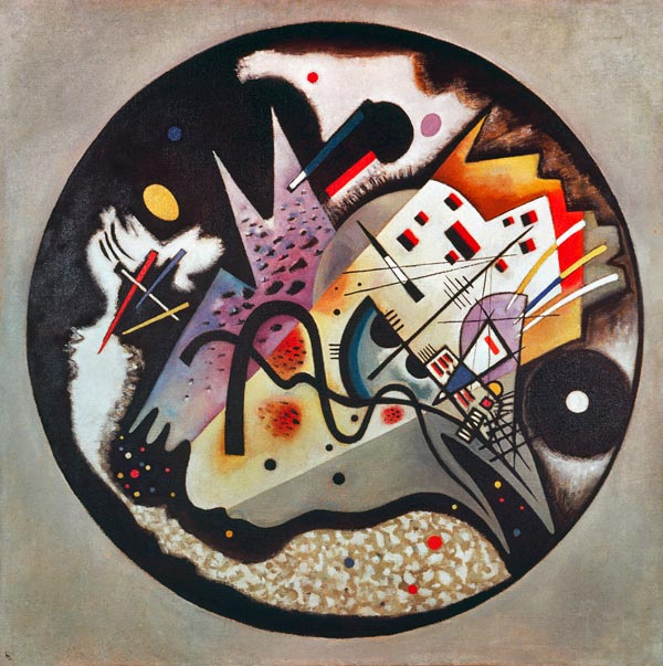 In The Black Circle from Wassily Kandinsky