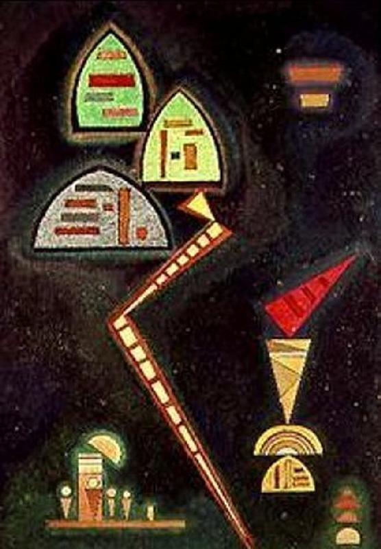 Composition green from Wassily Kandinsky
