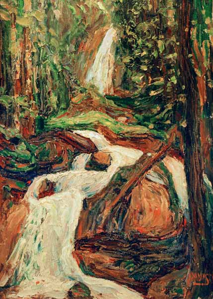 Kochel - Waterfall I from Wassily Kandinsky