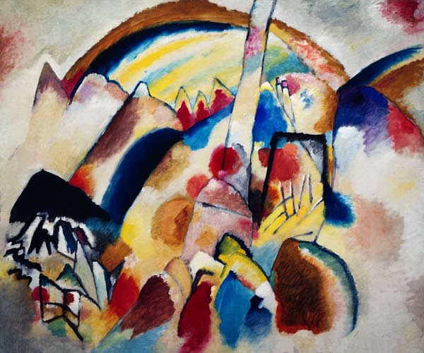 Landscape with Red Spots II from Wassily Kandinsky