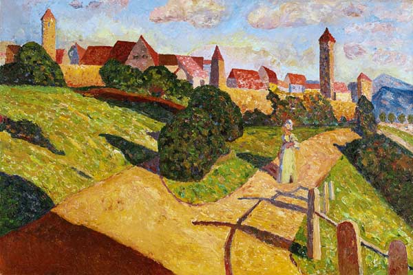 Rothenburg ob der Tauber from Wassily Kandinsky