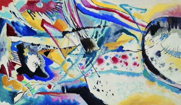 Big study to the wall picture summer for Edwin R. Campbell from Wassily Kandinsky
