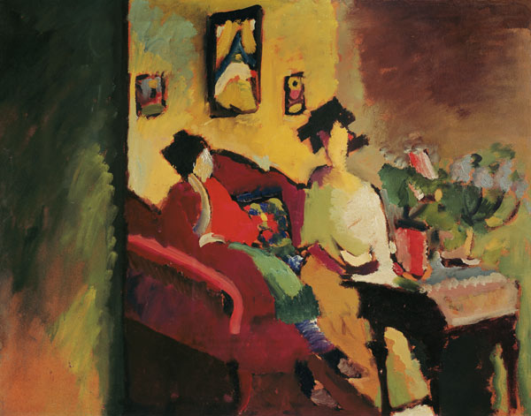 Interior Gabriele Münter and Marianne v.Werefkin from Wassily Kandinsky