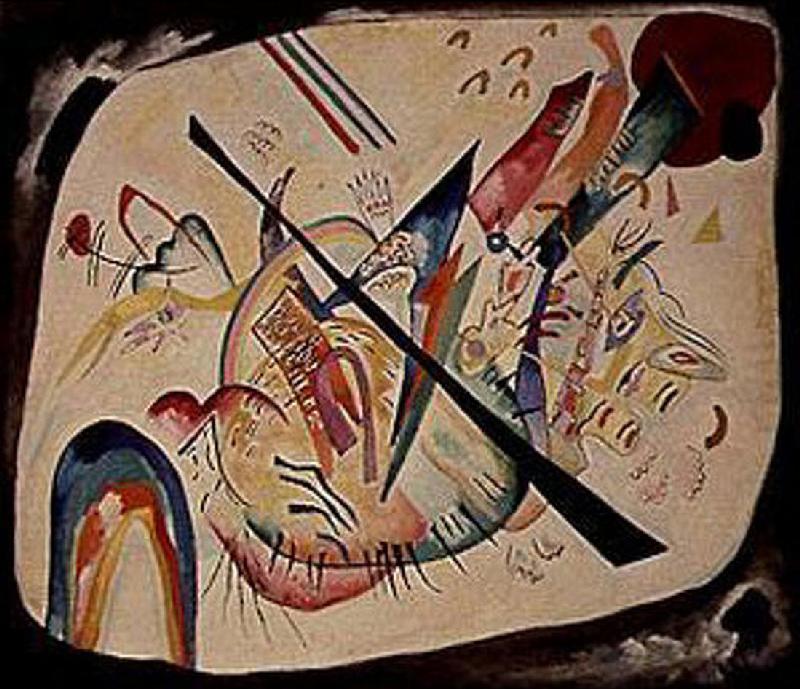 White oval from Wassily Kandinsky