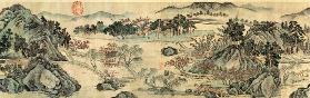 The Peach Blossom Spring from a poem entitled 'Tao Yuan Bi Jing' written by Wang Wei (701-761)
