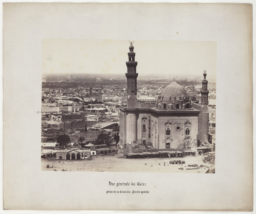 Cairo: General view of Cairo from the Citadel, left side, N. 8 from Wilhelm Hammerschmidt