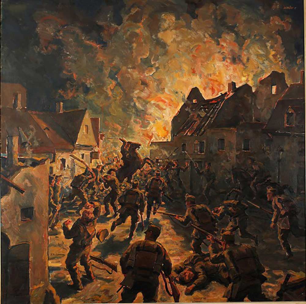Street Fight at Przemyslany from Wilhelm Thoeny