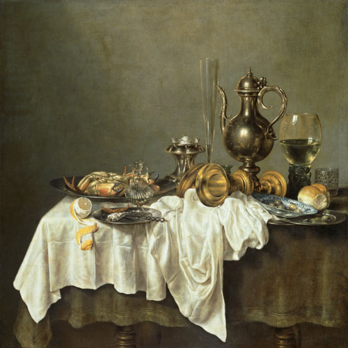 Breakfast with a Crab from Willem Claesz Heda