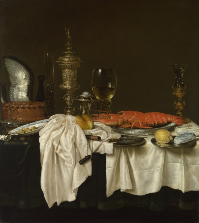 Still Life with a Lobster from Willem Claesz Heda