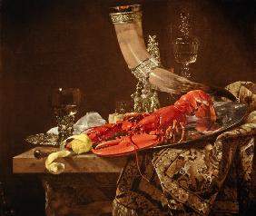 Still life with drinking horn of the Sebastiangilde