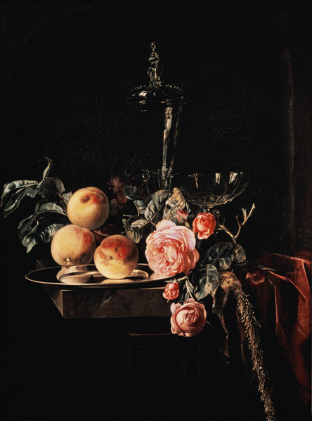 Roses and peaches from Willem van Aelst