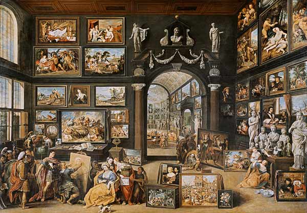 The Studio of Apelles from Willem van II Haecht