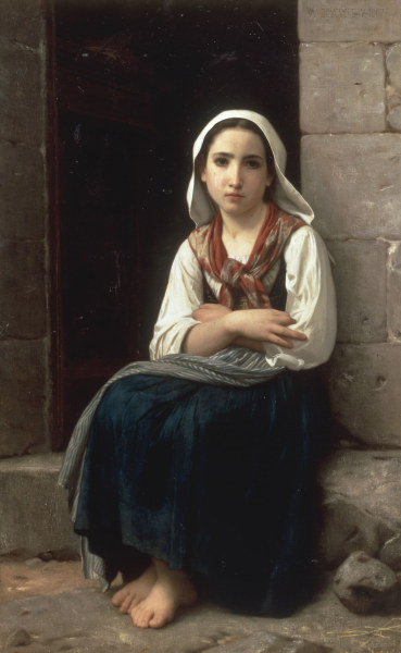 Yvonette from William Adolphe Bouguereau