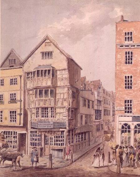 Corner of Fleet Street and Chancery Lane from William Alexander