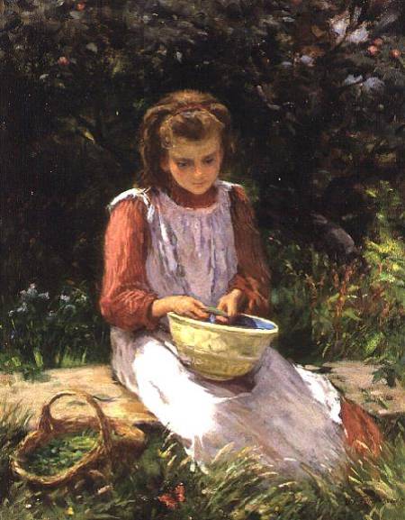Shelling Peas from William Banks Fortescue