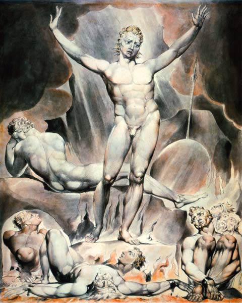 Satan Arousing the Rebel Angels from William Blake