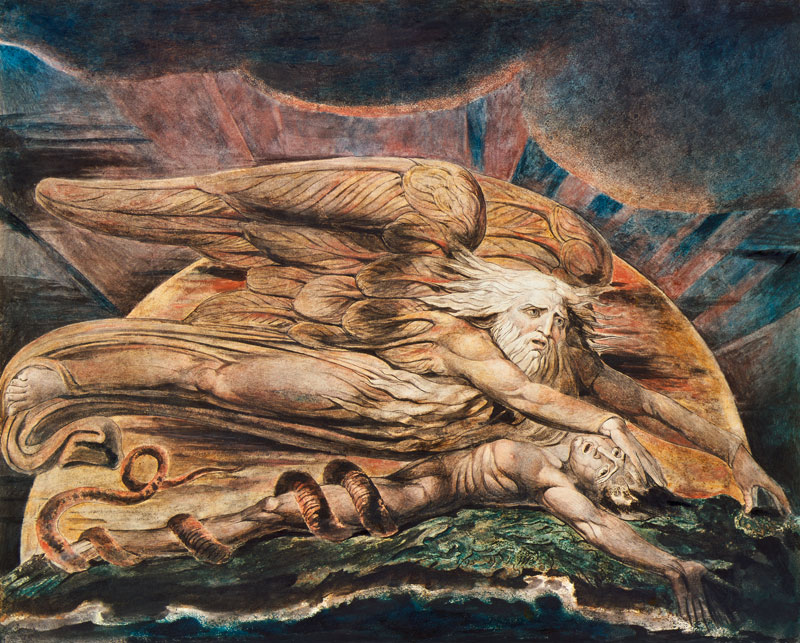 Die Erschaffung des Adam from William Blake