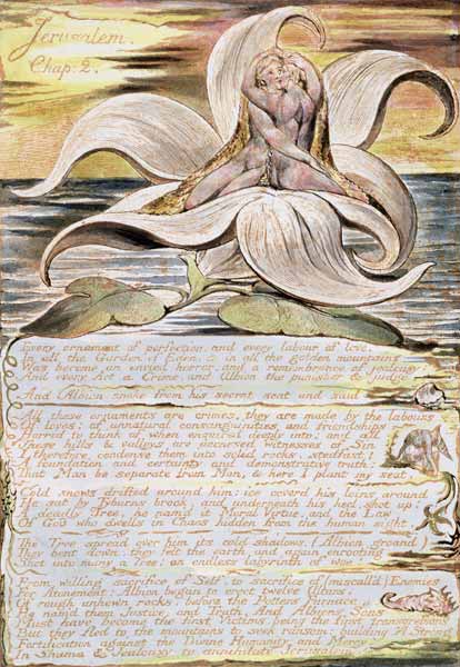 Illustration for Jerusalem from William Blake