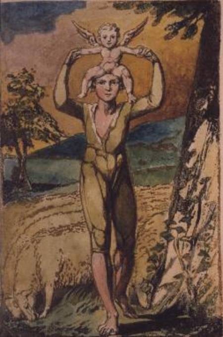 Frontispiece, from Songs of Innocence from William Blake