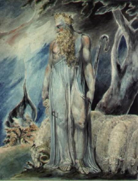 Moses and the Burning Bush from William Blake