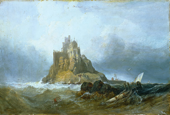 St. Michael's Mount, Cornwall from William Clarkson Stanfield