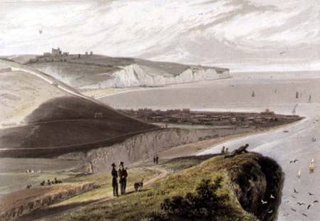 Dover, from Shakespeare's Cliff from William Daniell