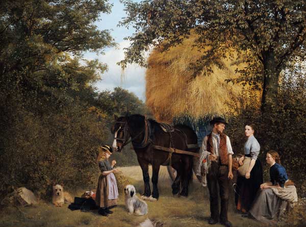 Closing time of the agricultural worker family from William Edward Millner