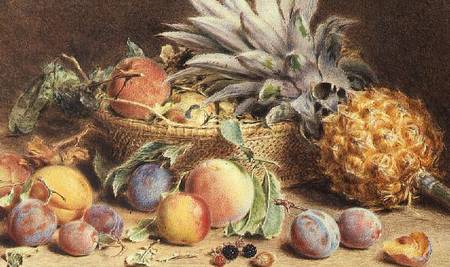 Still Life with fruit from William Henry Hunt