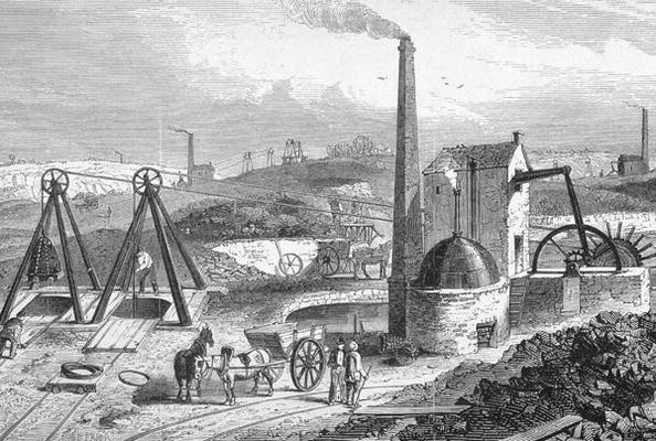 Staffordshire Colliery from 'Cyclopaedia of Useful Arts & Manufactures', edited by Charles Tomlinson from William Henry Prior