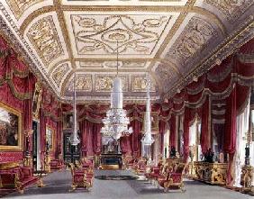 The Crimson Drawing Room, Carlton House from Pyne's 'Royal Residences'