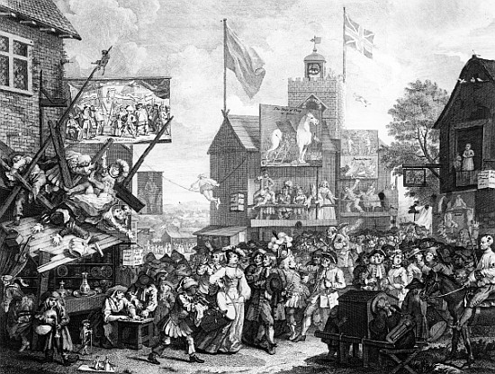 Southwark Fair from William Hogarth