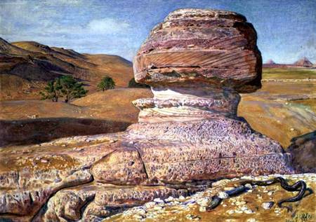 The Sphinx at Gizeh from William Holman Hunt