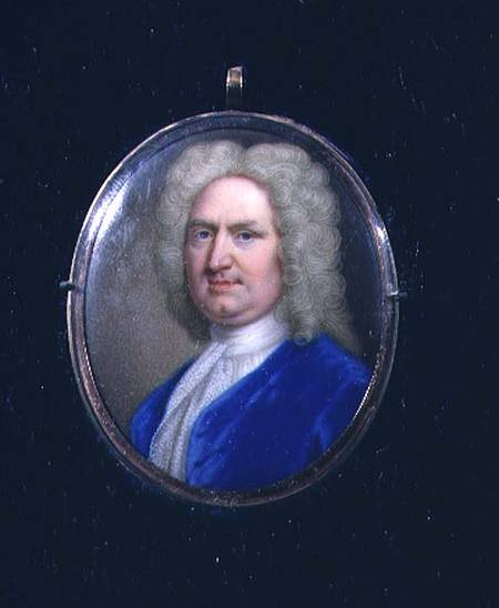 Miniature of George Frederick Handel (1685-1759) from William Hopkins Craft