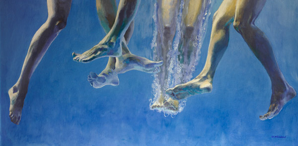 Plunge (oil on board)  from William  Ireland