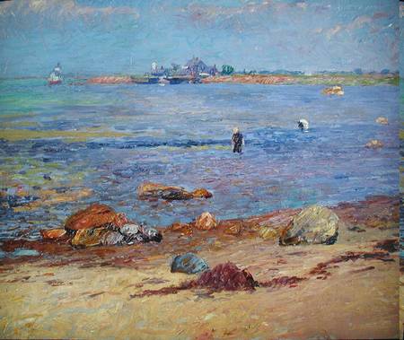 Treading Clams, Wickford from William J. Glackens