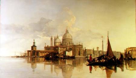 Venice with the Dogana and the Church of S. Maria from William James Muller