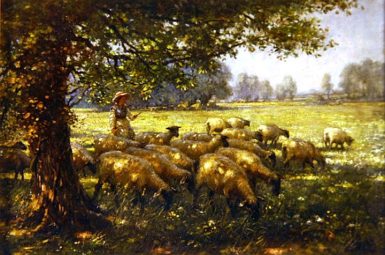 The Shepherdess from William Kay Blacklock