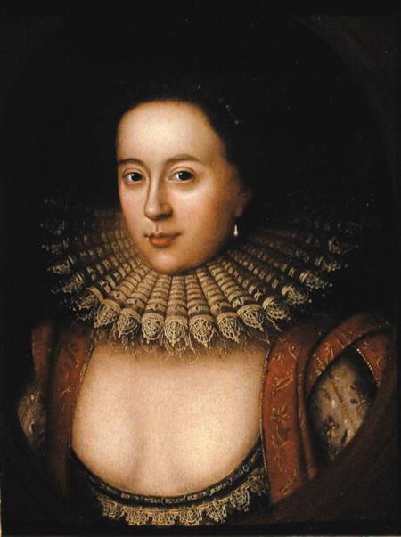 Portrait of Frances Howard (1590-1632) Countess of Somerset from William Larkin