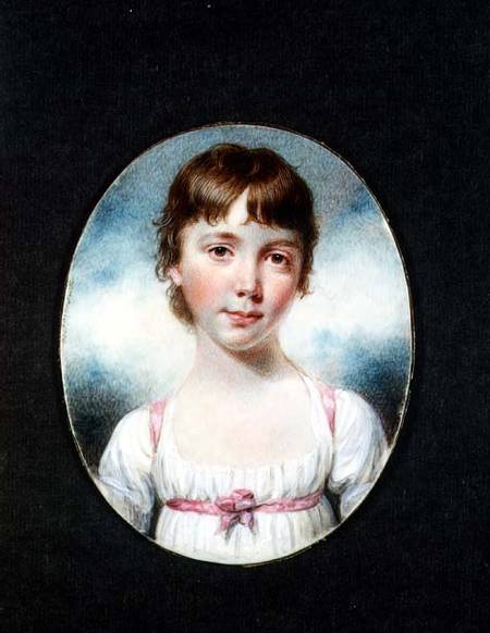 Miniature of a young girl from William Marshall Craig