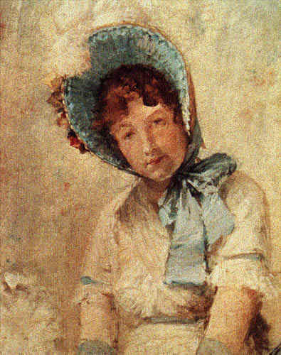 Harriet Hubbart Ayers (detail) from William Merrit Chase