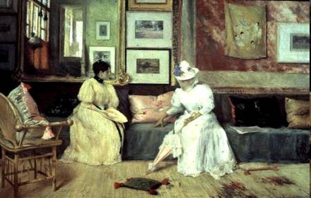 A Friendly Call from William Merrit Chase