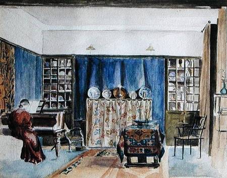 Interior of Kelmscott Manor from William  Morris