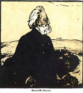 Henrik Ibsen, from Twelve Portraits - Second Series, first published by William Heinemann, 1902