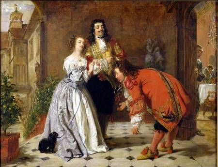 Scene from Moliere's 'The Would-be Gentleman' from William Powel Frith