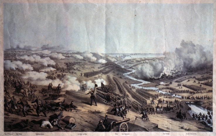 The Battle of the Alma on September 20, 1854 from William Simpson